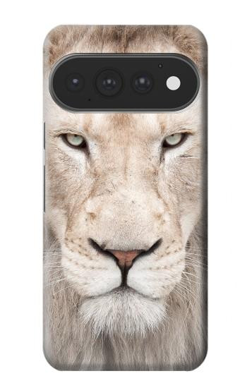 S2399 ホワイトライオンの顔 White Lion Face Google Pixel 11, 11 Pro バックケース、フリップケース・カバー