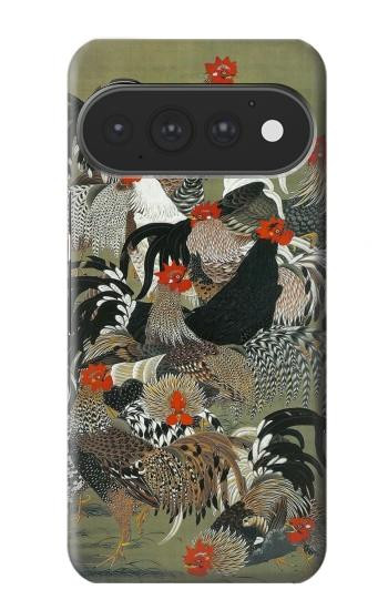 S2699 伊藤若冲 Ito Jakuchu Rooster Google Pixel 11, 11 Pro バックケース、フリップケース・カバー
