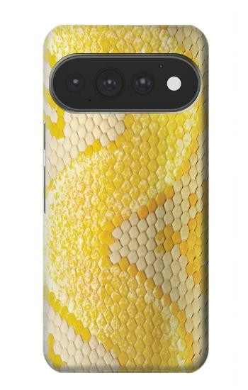 S2713 黄蛇の皮膚 グラフィックプリント Yellow Snake Skin Graphic Printed Google Pixel 11, 11 Pro バックケース、フリップケース・カバー