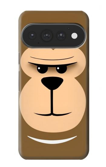 S2721 可愛い気難しい猿の漫画 Cute Grumpy Monkey Cartoon Google Pixel 11, 11 Pro バックケース、フリップケース・カバー