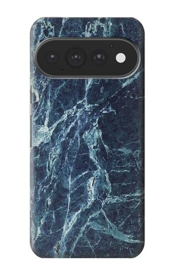 S2799 ライトブルーマーブルストーン グラフィックプリント Light Blue Marble Stone Texture Printed Google Pixel 11, 11 Pro バックケース、フリップケース・カバー