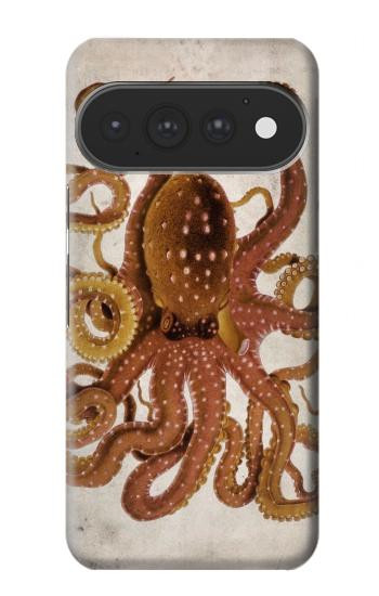 S2801 ヴィンテージタコ Vintage Octopus Google Pixel 11, 11 Pro バックケース、フリップケース・カバー