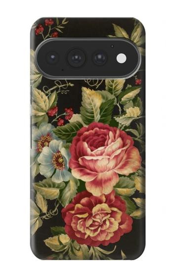 S3013 ヴィンテージバラ Vintage Antique Roses Google Pixel 11, 11 Pro バックケース、フリップケース・カバー