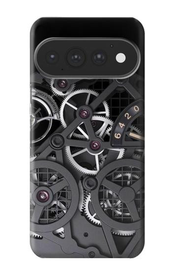 S3176 時計の中 Inside Watch Black Google Pixel 11, 11 Pro バックケース、フリップケース・カバー
