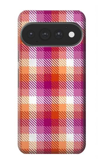 S3941 LGBT レズビアン プライド フラグ チェック柄 LGBT Lesbian Pride Flag Plaid Google Pixel 11, 11 Pro バックケース、フリップケース・カバー