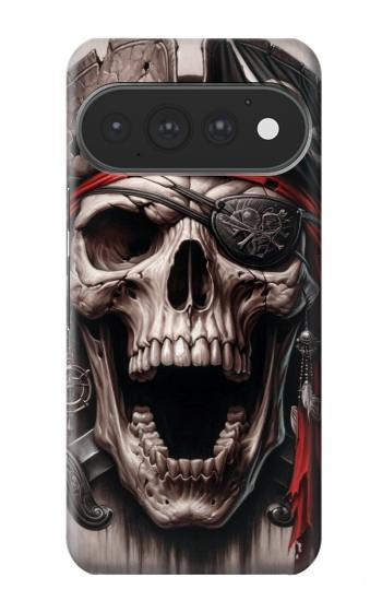 S4009 海賊の頭蓋骨 Pirate Skull Google Pixel 11, 11 Pro バックケース、フリップケース・カバー