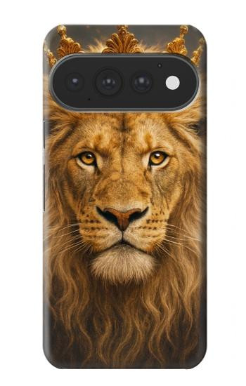 S4093 王冠ライオンアート Royal Lion Portrait Artwork Google Pixel 11, 11 Pro バックケース、フリップケース・カバー