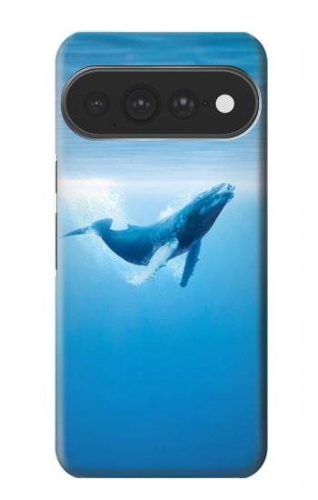 S0843 シロナガスクジラ Blue Whale Google Pixel 11 Pro XL バックケース、フリップケース・カバー