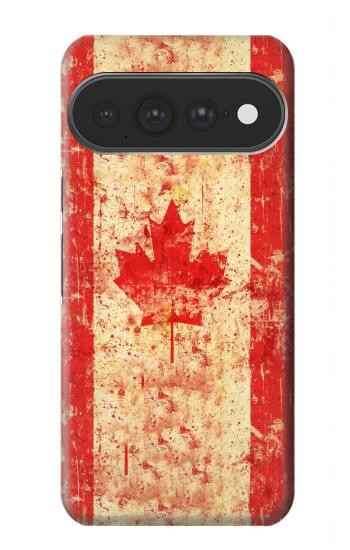 S1603 カナダの国旗ヴィンテージ Canada Flag Old Vintage Google Pixel 11 Pro XL バックケース、フリップケース・カバー