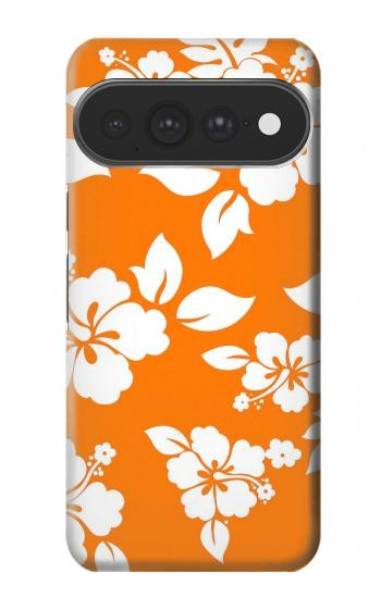 S2245 ハワイのハイビスカスオレンジ柄 Hawaiian Hibiscus Orange Pattern Google Pixel 11 Pro XL バックケース、フリップケース・カバー