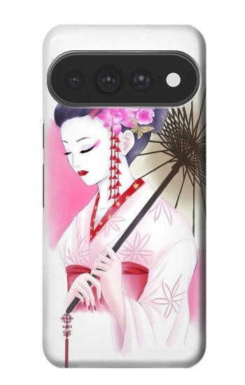 S2579 着物 Japanese Traditional Geisha Kimono Google Pixel 11 Pro XL バックケース、フリップケース・カバー