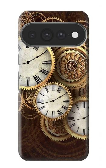 S3172 金時計 Gold Clock Live Google Pixel 11 Pro XL バックケース、フリップケース・カバー