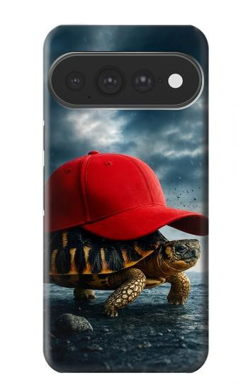 S4056 マダガスカルのカメの赤い帽子 Madagascar Turtle Red Cap Google Pixel 11 Pro XL バックケース、フリップケース・カバー