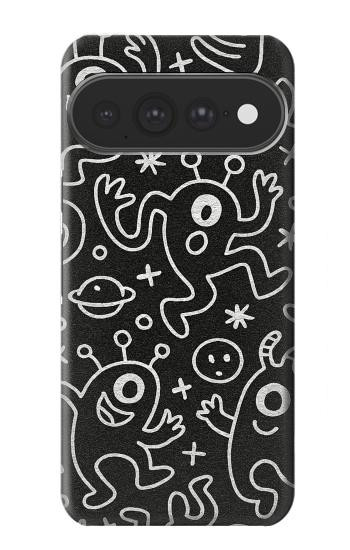 S4101 モンスター柄 Cute Cartoon Monster Pattern Google Pixel 11 Pro XL バックケース、フリップケース・カバー