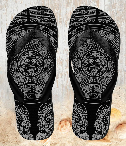 FA0155 マヤパターン Mayan Pattern 夏サンダル ビーチサンダル  メンズ レディース ユニセックス