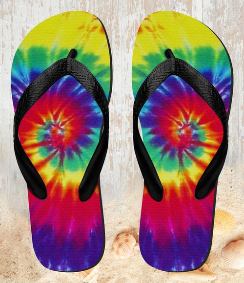 FA0379 絞り染めスワールカラー Tie Dye Swirl Color 夏サンダル ビーチサンダル  メンズ レディース ユニセックス