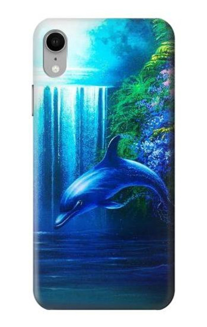 S0385 イルカ Dolphin iPhone XR バックケース、フリップケース・カバー