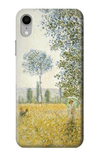 S2682 クロード・モネ 春の野 Claude Monet Fields In Spring iPhone XR バックケース、フリップケース・カバー