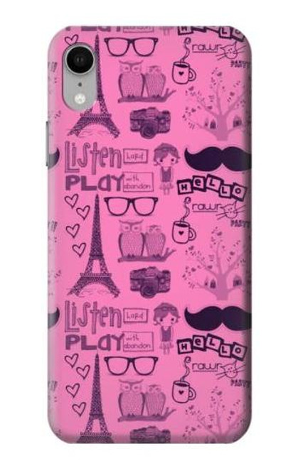 S2885 パリピンク Paris Pink iPhone XR バックケース、フリップケース・カバー