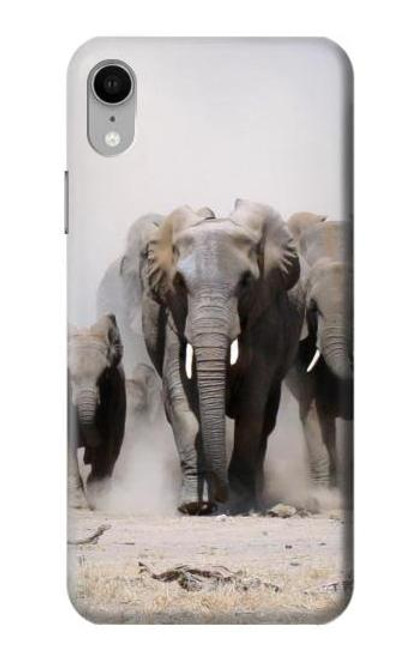 S3142 アフリカゾウ African Elephant iPhone XR バックケース、フリップケース・カバー