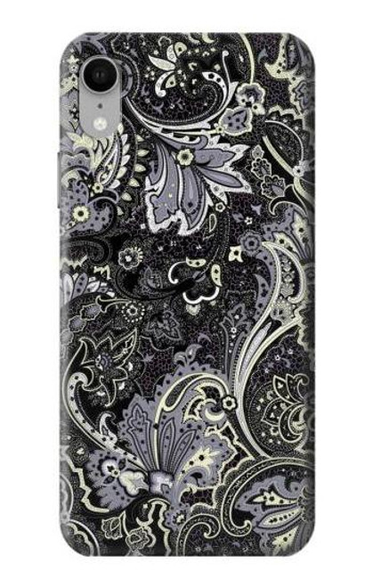 S3251 バティックパターン Batik Flower Pattern iPhone XR バックケース、フリップケース・カバー