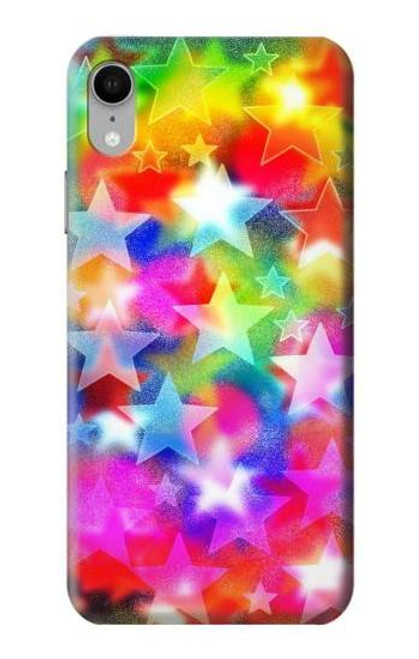 S3292 カラフルディスコスター Colourful Disco Star iPhone XR バックケース、フリップケース・カバー