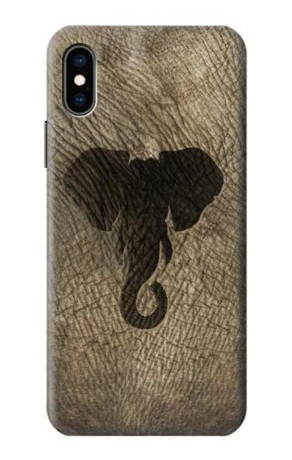 S2516 エレファントスキングラフィックプリント Elephant Skin Graphic Printed iPhone X, iPhone XS バックケース、フリップケース・カバー