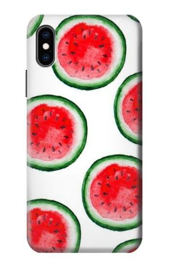 S3236 スイカパターン Watermelon Pattern iPhone X, iPhone XS バックケース、フリップケース・カバー