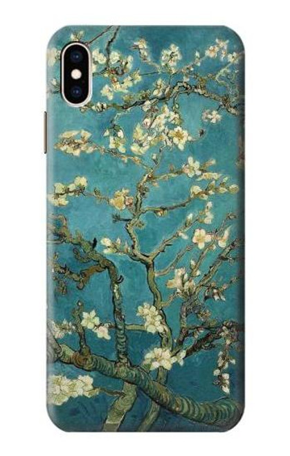S0842 開花アーモンドの木 フィンセント・ファン・ゴッホ Blossoming Almond Tree Van Gogh iPhone XS Max バックケース、フリップケース・カバー