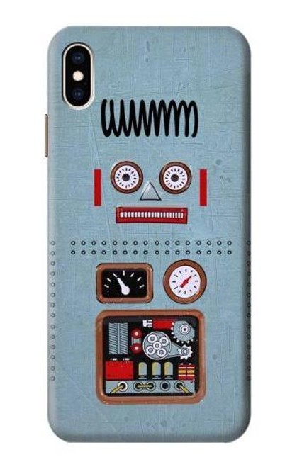 S3040 レトロロボット玩具 Retro Robot Toy iPhone XS Max バックケース、フリップケース・カバー