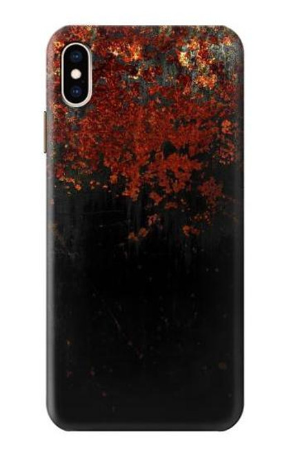 S3071 錆びたテクスチャグラフィック Rusted Metal Texture Graphic iPhone XS Max バックケース、フリップケース・カバー