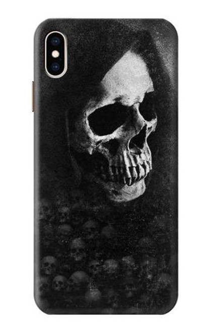 S3333 デス・スカル・死神 Death Skull Grim Reaper iPhone XS Max バックケース、フリップケース・カバー