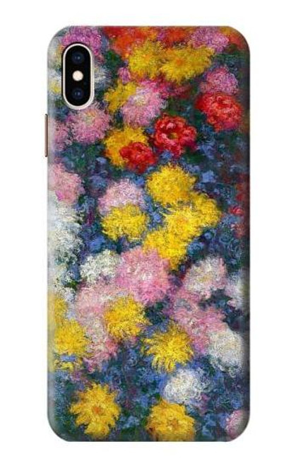 S3342 クロードモネ菊 Claude Monet Chrysanthemums iPhone XS Max バックケース、フリップケース・カバー