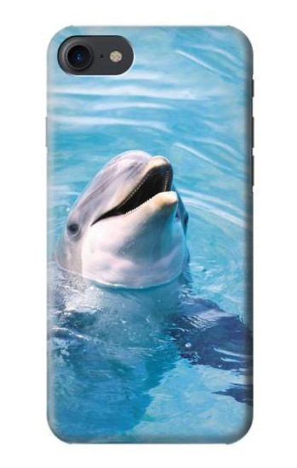 S1291 イルカ Dolphin iPhone 7, iPhone 8 バックケース、フリップケース・カバー