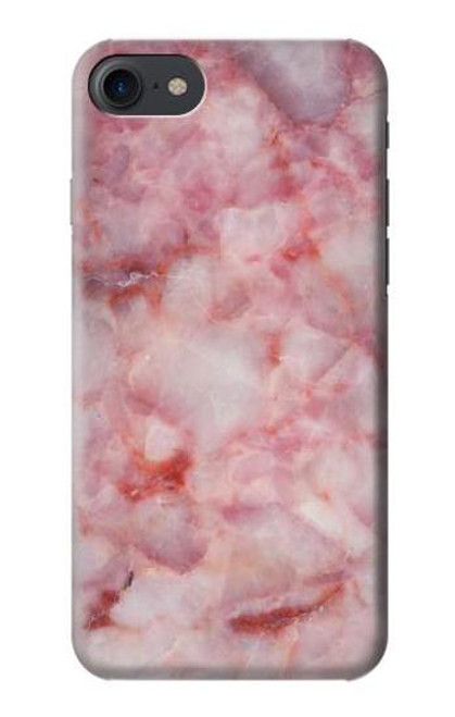 S2843 ピンクマーブル Pink Marble Texture iPhone 7, iPhone 8 バックケース、フリップケース・カバー