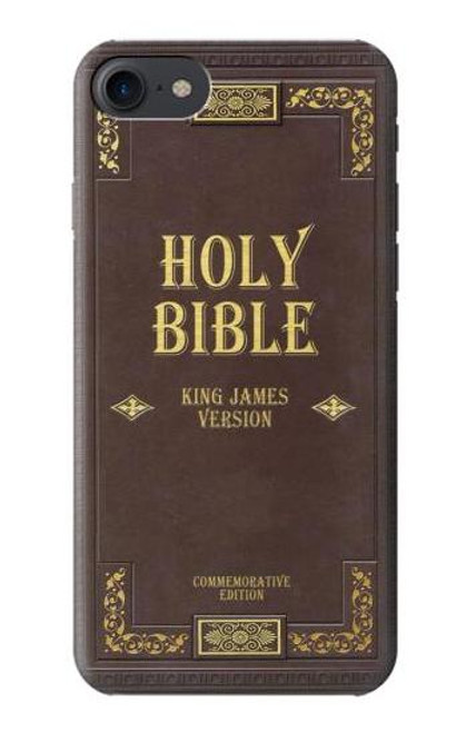 S2889 聖書 Holy Bible Cover King James Version iPhone 7, iPhone 8 バックケース、フリップケース・カバー