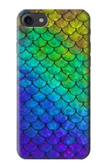 S2930 人魚のスケール Mermaid Fish Scale iPhone 7, iPhone 8 バックケース、フリップケース・カバー