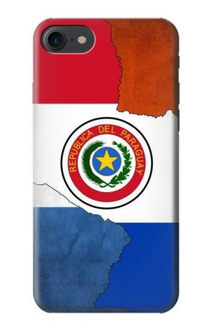 S3017 パラグアイの旗 Paraguay Flag iPhone 7, iPhone 8 バックケース、フリップケース・カバー