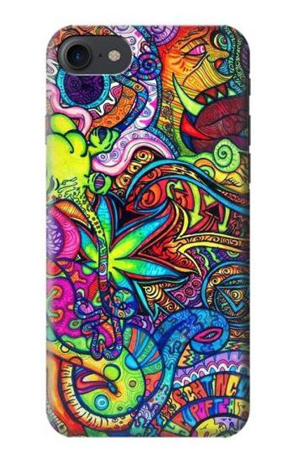 S3255 カラフルパターン Colorful Art Pattern iPhone 7, iPhone 8 バックケース、フリップケース・カバー