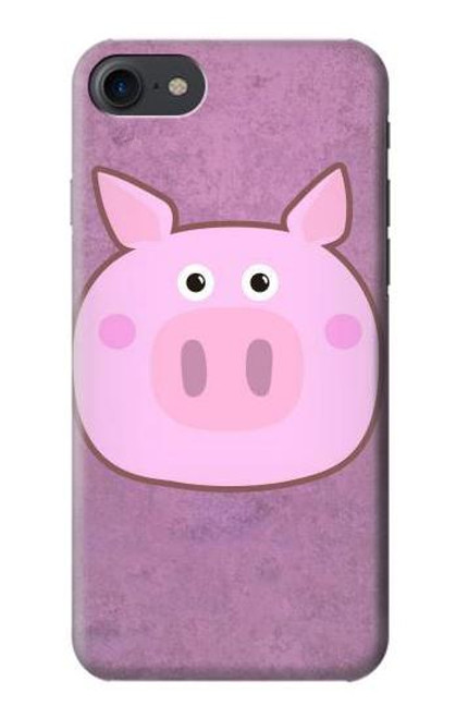 S3269 豚の漫画 Pig Cartoon iPhone 7, iPhone 8 バックケース、フリップケース・カバー