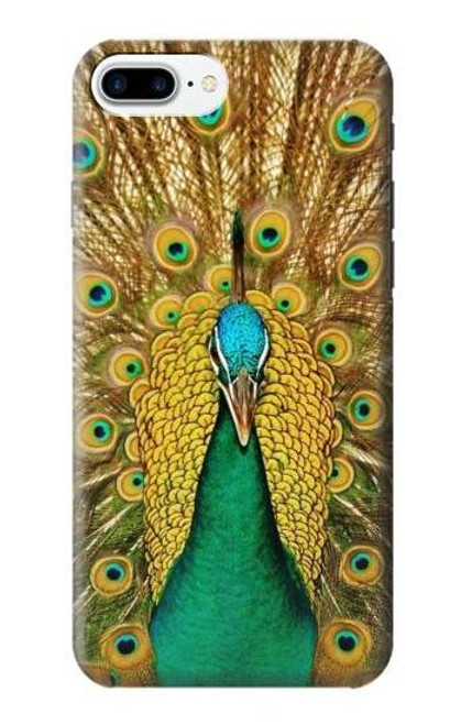 S0513 孔雀 Peacock iPhone 7 Plus, iPhone 8 Plus バックケース、フリップケース・カバー
