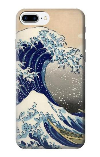 S2389 葛飾北斎 神奈川沖浪裏 Katsushika Hokusai The Great Wave off Kanagawa iPhone 7 Plus, iPhone 8 Plus バックケース、フリップケース・カバー