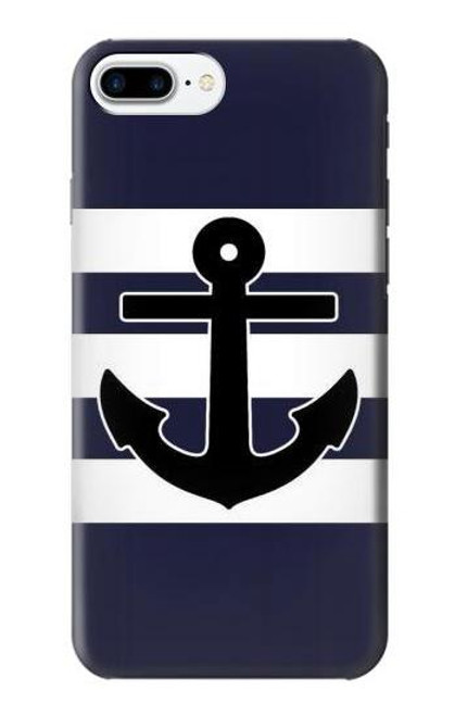 S2758 アンカーネイビー Anchor Navy iPhone 7 Plus, iPhone 8 Plus バックケース、フリップケース・カバー