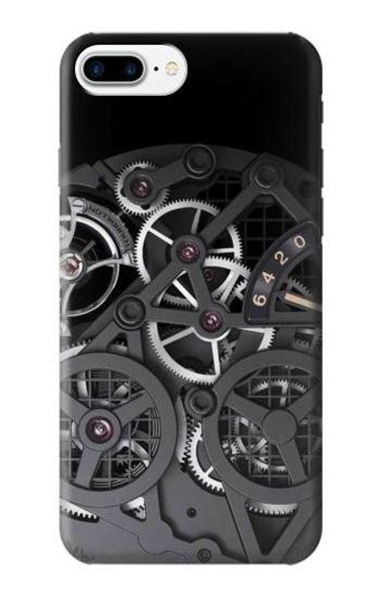 S3176 時計の中 Inside Watch Black iPhone 7 Plus, iPhone 8 Plus バックケース、フリップケース・カバー