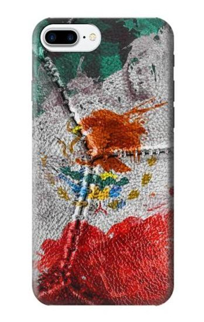 S3314 メキシコの旗Vinatage Foorball Graphic Mexico Flag Vinatage Foorball Graphic iPhone 7 Plus, iPhone 8 Plus バックケース、フリップケース・カバー