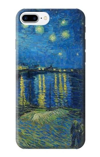S3336 ヴァン・ゴッホローソンの星空 Van Gogh Starry Night Over the Rhone iPhone 7 Plus, iPhone 8 Plus バックケース、フリップケース・カバー