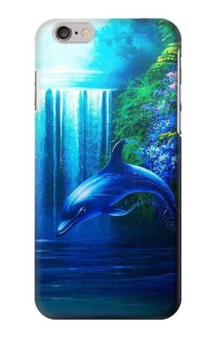S0385 イルカ Dolphin iPhone 6 6S バックケース、フリップケース・カバー