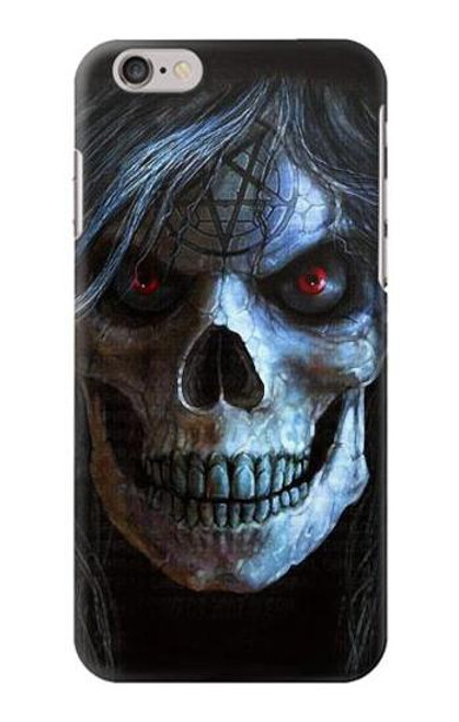 S2585 スカルペンタグラム Evil Death Skull Pentagram iPhone 6 6S バックケース、フリップケース・カバー
