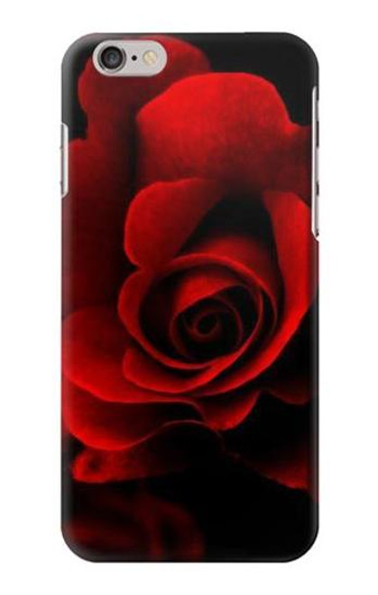 S2898 赤いバラ Red Rose iPhone 6 6S バックケース、フリップケース・カバー