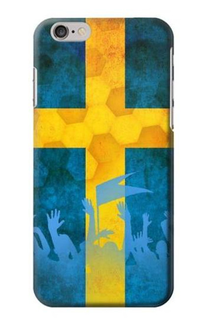 S2990 スウェーデンサッカー Sweden Football Soccer Flag iPhone 6 6S バックケース、フリップケース・カバー